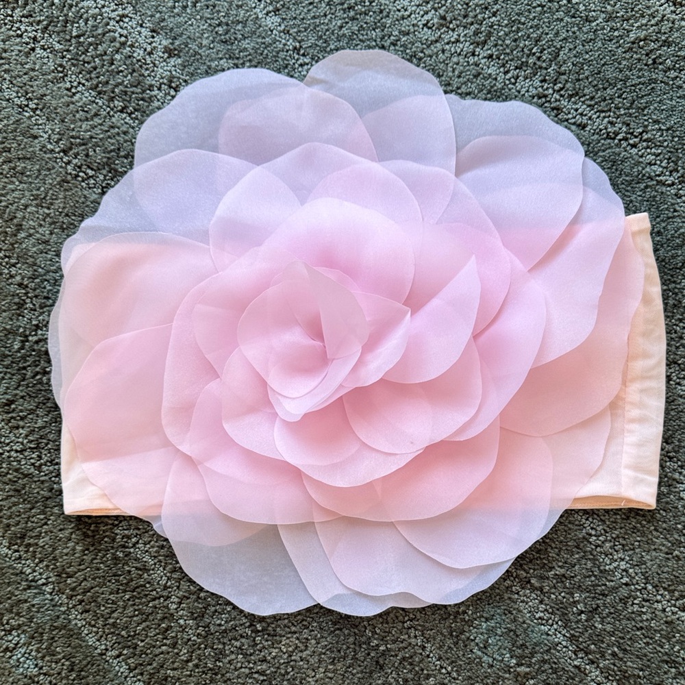 Pink Floral Bandeau Top